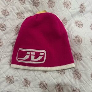Gracie jujitsu short Pink Beanie with Logo